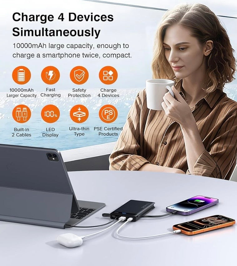 Power Bank 2 in 1 Charger